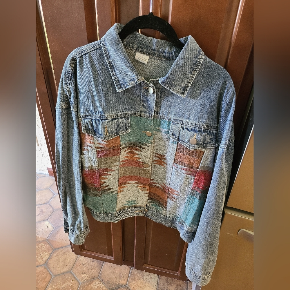 Tribal Denim Jacket
